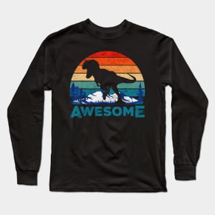 awesome dinosaurus Long Sleeve T-Shirt